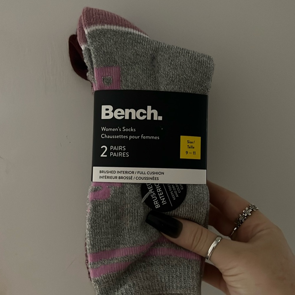 Women’s Bench Socks (Two Pairs)